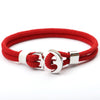 Amazing Multilayer Anchor Bracelets Charm Survival Rope Chain  Fashion Jewelry Bracelet Men For Women Best Gift