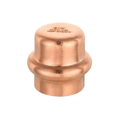 30 Pcs 1/2" Press Copper Cap (Lead Free)