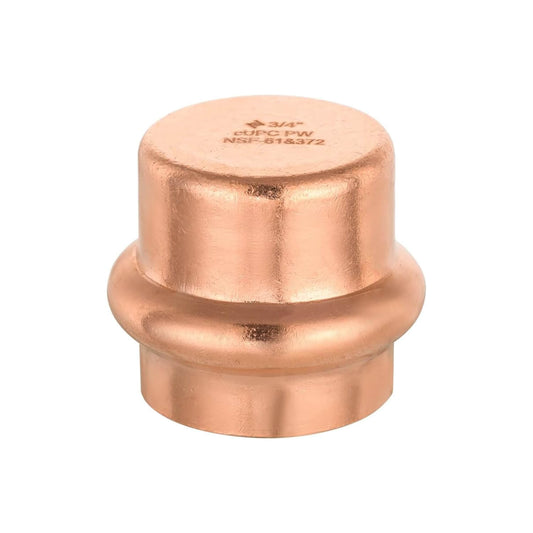 3/4" Press Copper Cap (Lead Free) Plumbingsell