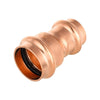 30 Pcs 1" x 3/4" Copper Press x Press Coupling NO Stop (Lead Free)