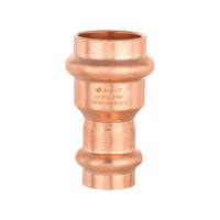 3/4" x 1/2" Copper Press x Press Coupling NO Stop (Lead Free) Plumbingsell