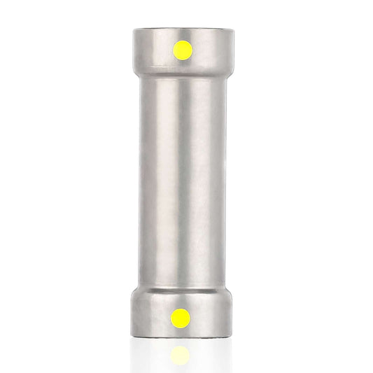 1-1/4" Carbon Press Extended Coupling, No Stop