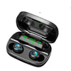 STEVVEX 3500mAh LED Bluetooth Wireless Earphones Headphones Earbuds TWS Touch Control Sport Headset Noise Cancel Earphone Headphone