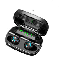 STEVVEX 3500mAh LED Bluetooth Wireless Earphones Headphones Earbuds TWS Touch Control Sport Headset Noise Cancel Earphone Headphone