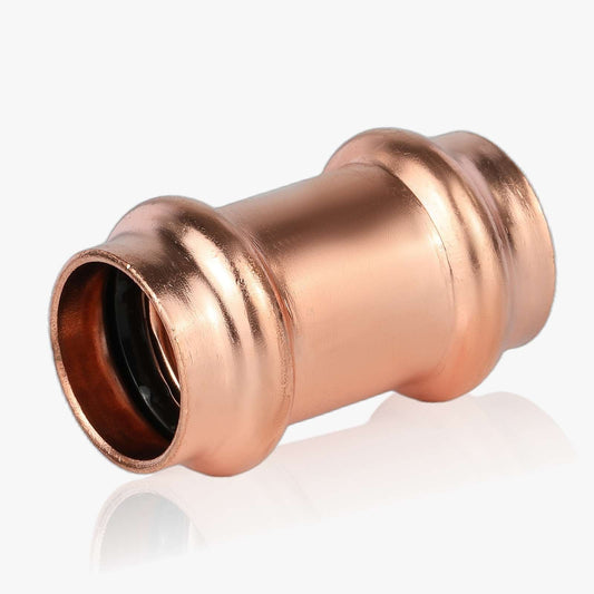 3/4" Copper Press Coupling NO Stop (Lead Free) Plumbingsell