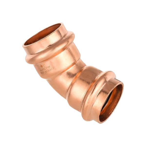 1" Press Copper 45° Elbow (Lead Free) Plumbingsell