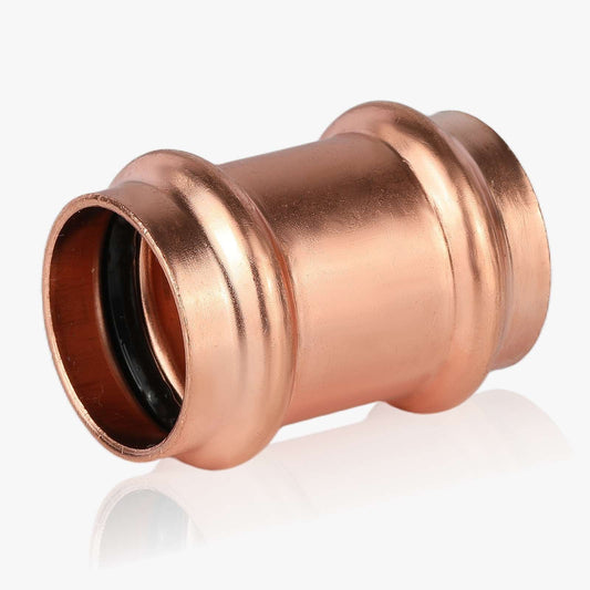 1" Press Copper Coupling NO Stop (Lead Free) Plumbingsell