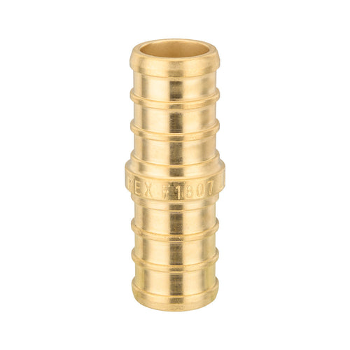 Niikappu Metal Pipe Connectors PEX-B Crimp 1/2" PEX x 1/2" PEX Coupling (Lead Free) Plumbingsell