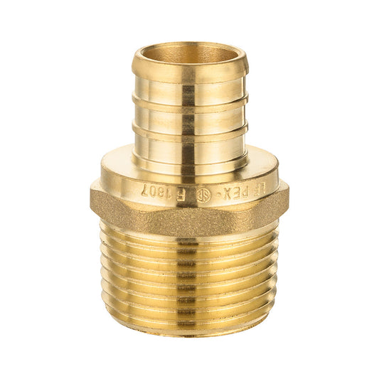PEX-B Crimp 3/4" PEX x 3/4" Male Threaded Adapter (Lead Free) Plumbingsell