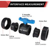10 Pcs 1/2" PVC True Union Ball Valve SCH 40/80
