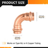 3/4" Press Copper 90° Elbow (Lead Free) Plumbingsell