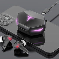 Wireless Earbuds for iOS & Android Phones, Bluetooth 5.2 in-Ear Headphones with Extra Bass, Built-in Mic, Soft in-Ear Sleep Earbuds Gaming Earbuds 60ms Low Latency TWS Bluetooth Earphone with Mic Bass Audio Sound Positioning Wireless Headphones