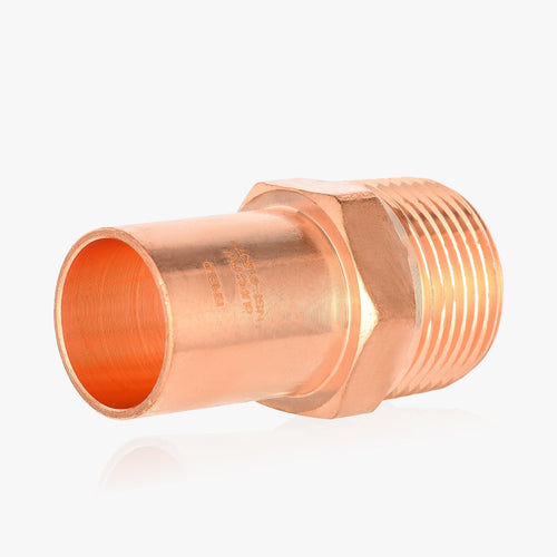 30 Pcs 1" FTG Press Copper x Male Threaded Street Adapter (Lead Free)