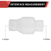 10 Pcs 1-1/4" PVC In-Line Check Valve