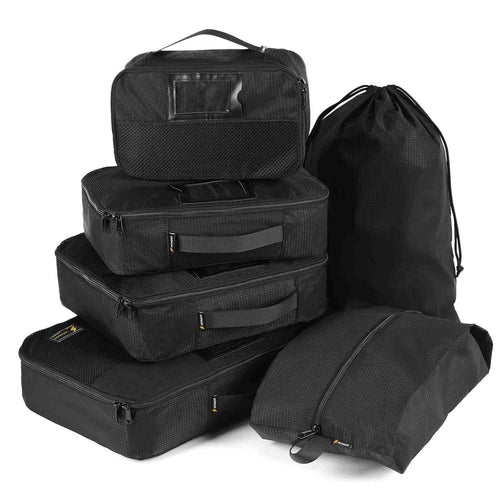 Votagoo Tactical Packing Cubes 6 Packs Lightweight Luggage Set Packing