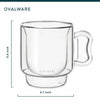 Double Wall Espresso Cups - 120ml/4oz