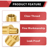 3/4" X 1/2" Male NPT Brass Hex Connector