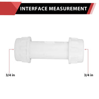 3/4" PVC Compression Coupling
