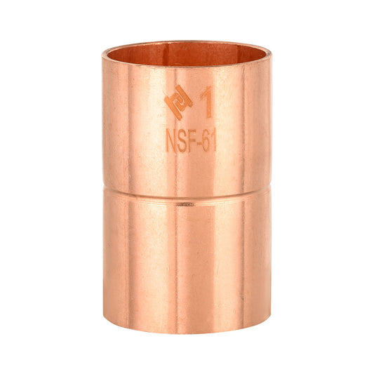 1" Copper Coupling With Rolled Stop Plumbingsell