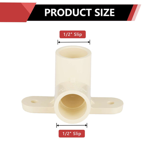 1/2" Socket x 1/2" Socket CPVC Drop Ear Elbow