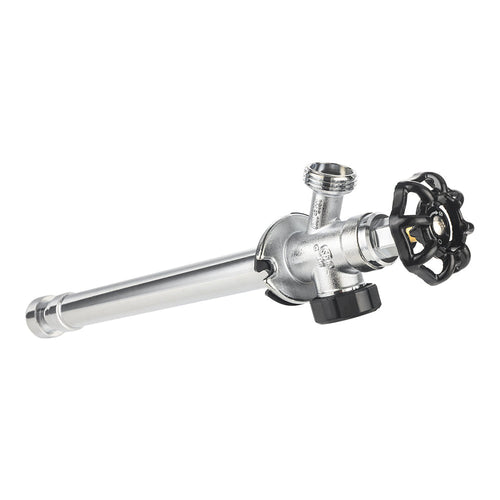 1/2" Push Fit x 3/4" Hose Bibb, 10" Anti Siphon Frost Free Sillcock