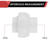 30 Pcs 1/2" PVC Socket Union