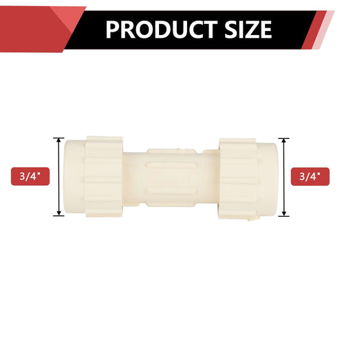 3/4" CPVC Compression Coupling