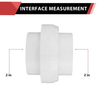 10 Pcs 2" PVC Socket Union