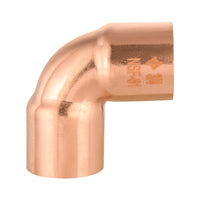 Pro 25 Pack 3/4" 90° Short Radius Copper Elbow