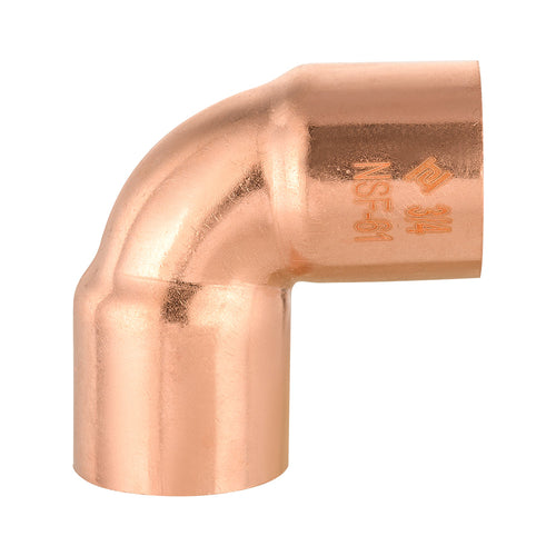 Pro 25 Pack 3/4" 90° Short Radius Copper Elbow