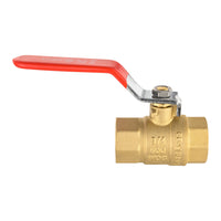 3/4" FNPT Ball Valve, Red (Lead Free) Plumbingsell