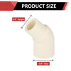 3/4" CPVC CTS 45° Street Elbow (Spigot x Socket)