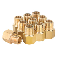 1/4" MNPT x 1/4" FNPT Brass Connector
