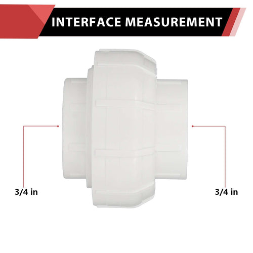 3/4" PVC FIP Union