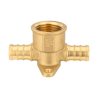 PEX-B Crimp 1/2" PEX x 1/2" PEX x 1/2" Drop Ear Tee (Lead Free) Plumbingsell