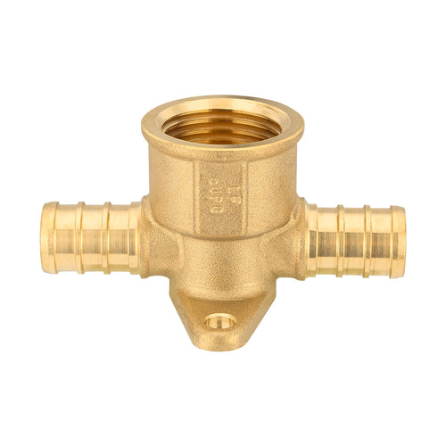 PEX-B Crimp 1/2" PEX x 1/2" PEX x 1/2" Drop Ear Tee (Lead Free) Plumbingsell