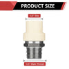 1/2" CPVC x Male Stainless Steel Adapter (Lead Free)