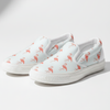 Simple Flamingo Slip Ons