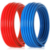 1/2" 100ft, 50ft x 2, PEX-A Pipe, Red & Blue & Cutter Plumbingsell