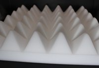White Acoustic Foam Panels - 12x12x2.5"