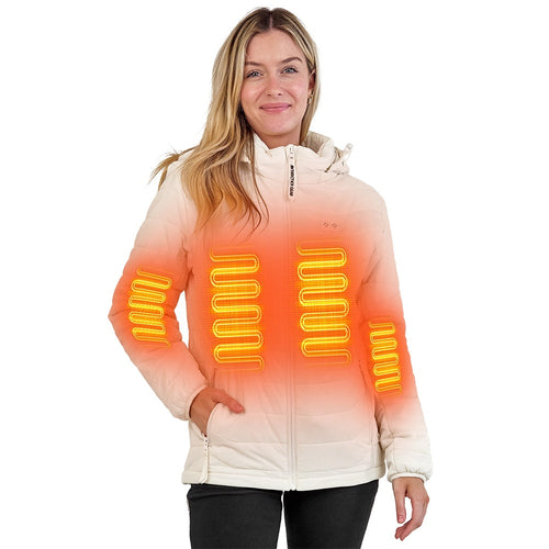 ANTARCTICA GEAR Lightweight Heating Jackets, Winter Coat For Women