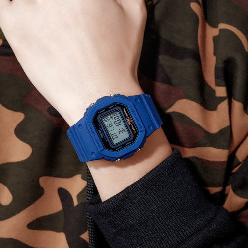 Luxury Modern Sports Watch With Led Digital Display Waterproof 50M Military Famous Unisex Watch For Man and Woman