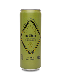 RTD Cold Brew Cans | Choose Your Caffeine Level | Unsweetened 12-Pack