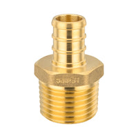 30 Pcs PEX-B Crimp 1/2" PEX x 1/2" Male Threaded Adapter (Lead Free)