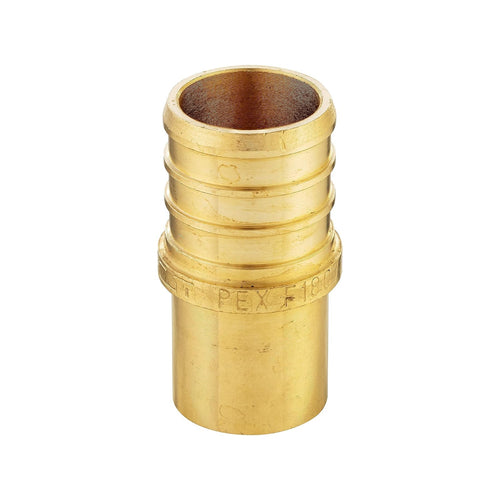 30 Pcs PEX-B Crimp 1" PEX x 3/4" Male Copper Sweat Adapter (Lead Free)