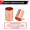 10 Pcs 1-1/2" Copper Coupling, No Stop at Wholesale Price