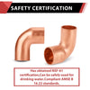 5/8" FTG x Copper 90° Street Elbow Plumbingsell