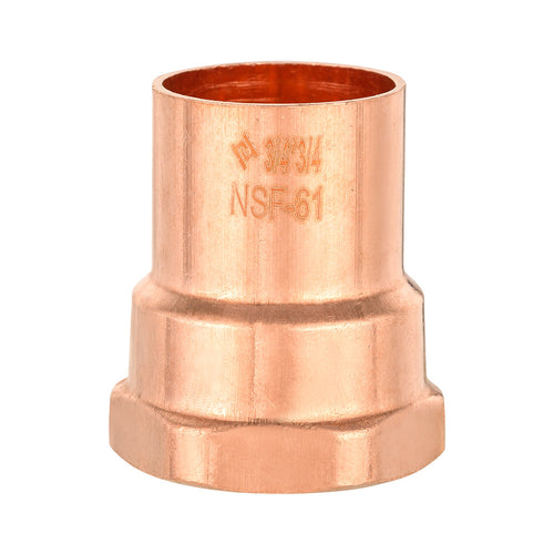 30 Pcs 3/4" C x FNPT Copper Female Adapter at Wholesale Price