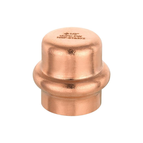1/2" Press Copper Cap (Lead Free) Plumbingsell