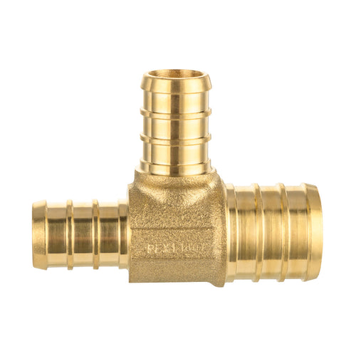 30 Pcs PEX-B Crimp 3/4" PEX x 1/2" PEX x 1/2" PEX Reducing Tee (Lead Free)